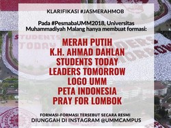 Viral Editan Formasi Maba 2019 Ganti Presiden, UMM Pastikan Hoax