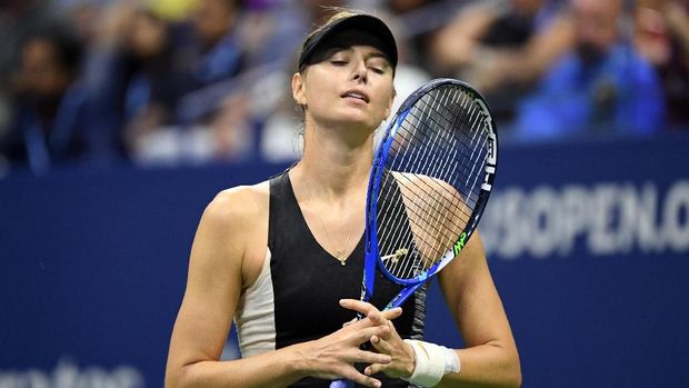 Selain Roger Federer, Maria Sharapova juga gagal melangkah ke perempat final AS Terbuka 2018.