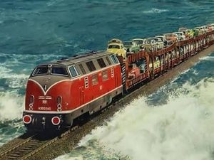 Jalur Kereta Ajaib, Tembus Sungai hingga Gedung