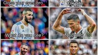 Ronaldo pergi, Karim Benzema malah produktif. Sudah empat gol dibuat Benzema dari tiga laga La Liga. (Foto: Istimewa)