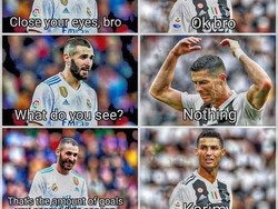 Ronaldo pergi, Karim Benzema malah produktif. Sudah empat gol dibuat Benzema dari tiga laga La Liga. (Foto: Istimewa)