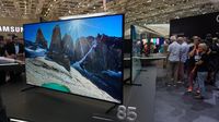 Penampakan Televisi 8K Super Cemerlang Samsung dan LG