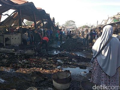 Kondisi Terkini Pasar Gedebage Usai Terbakar