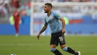 Gelandang Cruzeiro Giorgian de Arrascaeta mencetak gol indah ke gawang America. Dia menyelesaikan umpan silang dari kanan dengan tembakan voli sembari menjatuhkan badan. (Foto: Michael Steele/Getty Images)