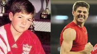 Tak mengherankan, Steven Gerrard sudah merah sejak masih kecil (ist.)
