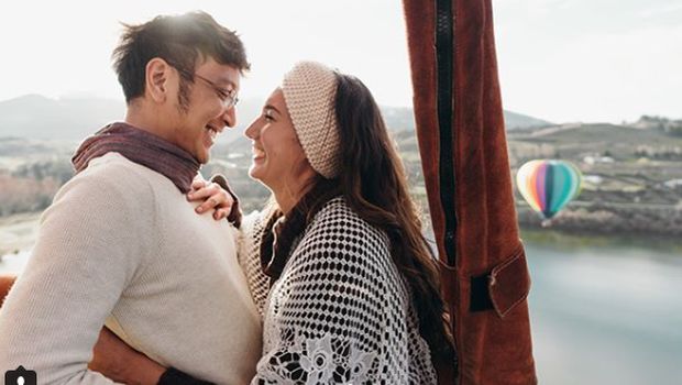 Nadine Chandrawinata dan Dimas Anggara/ 