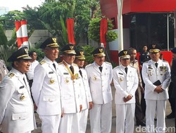 Mendagri Bareng Gubernur-Wagub Baru Datangi KPK