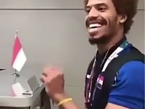 Cerita di Balik Atlet Irak Nyanyi Indonesia Raya di Imigrasi Bandara