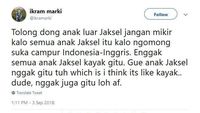 Meme Kocak Anak Bilingual Jaksel yang Literally Bahasanya Campur Aduk