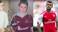Jack Wilshere menggemaskan saat kecil, tampan ketika sudah dewasa (ist.)