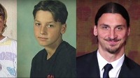 Zlatan Ibrahimovic tidak terlihat sangar saat dia masih anak-anak (ist.)