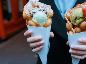 Keunikan Egg Waffel dari Hong Kong dan Waffel Skandinavia yang Cantik