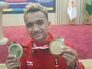 Kisah Aris Apriansyah, dari Tukang Lipat Parasut ke Emas Asian Games Kisah Aris Apriansyah, dari Tukang Lipat Parasut ke Emas Asian Games