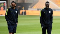 1. Manchester City membelanjakan 1,47 miliar euro (Rp 25,5 triliun) dalam bentuk biaya transfer pemain, klausul bonus tambahan, dan biaya peminjaman, pada periode 2010-2018. (Foto: Stu Forster/Getty Images)