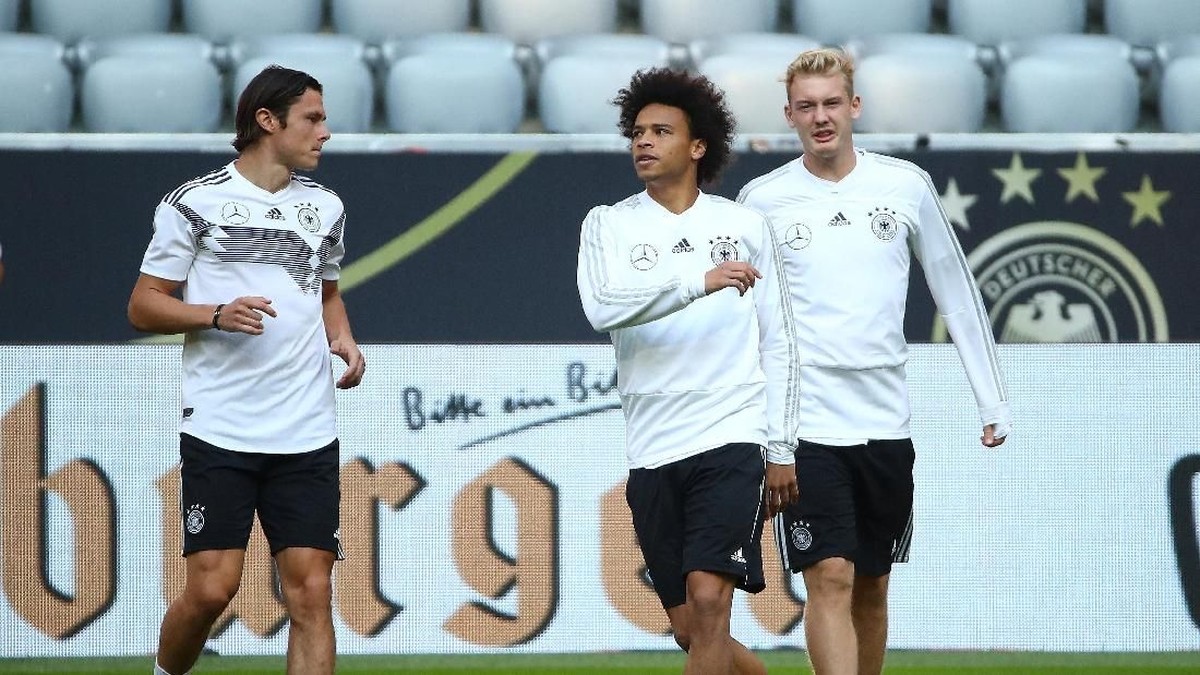 Leroy Sane di timnas Jerman. (Foto: Michael Dalder/Reuters)