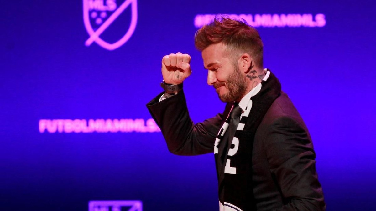 David Beckham mengumumkan nama klubnya: Inter Miami CF (REUTERS/Andrew Innerarity/File Photo)