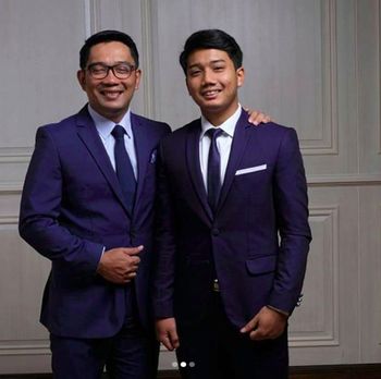 Ridwan Kamil dan anaknya / 