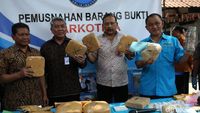 BNN Musnahkan Barang Bukti Narkoba