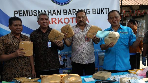 BNN Musnahkan Barang Bukti Narkoba