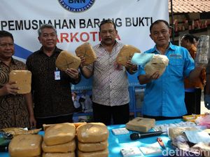 BNN Musnahkan Barang Bukti Narkoba