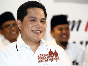 Erick Thohir: Jokowi-Prabowo Pelukan, Saya dan Sandiaga Juga Bisa Erick Thohir: Jokowi-Prabowo Pelukan, Saya dan Sandiaga Juga Bisa