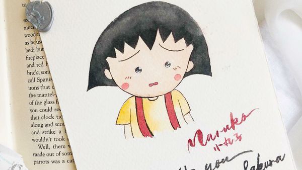 Lucunya Kartun Anak Chibi Maruko-chan Buatan Fans Momoko Sakura