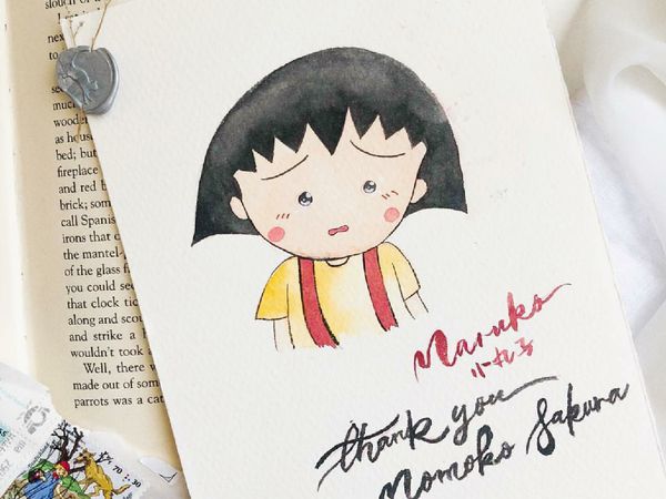 Lucunya Kartun Anak Chibi Maruko-chan Buatan Fans Momoko Sakura