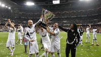 Sneijder langsung mengantarkan Real Madrid meraih gelar juara La Liga di musim perdananya. Sneijder bikin sembilan gol dari 38 penampilan, Sneijder datang musim itu bersama Arjen Robben. (Jasper Juinen/Getty Images)