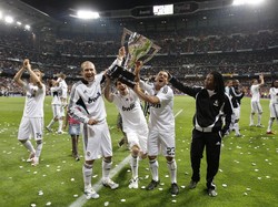 Sneijder langsung mengantarkan Real Madrid meraih gelar juara La Liga di musim perdananya. Sneijder bikin sembilan gol dari 38 penampilan, Sneijder datang musim itu bersama Arjen Robben. (Jasper Juinen/Getty Images)