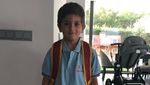 Momen-Momen Messi Antar Thiago dan Mateo ke Sekolah