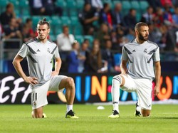 Benzema dan Bale Berlatih Seperti Bocah