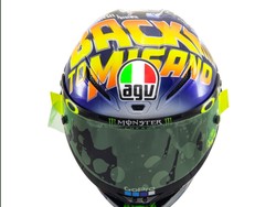 Ngebut di Misano, Ini Helm Anyar yang Bakal Dipakai Rossi Besok