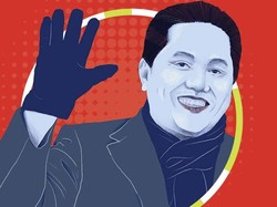 Saham Perusahaan Erick Thohir Naik Gocap Jadi Rp 195