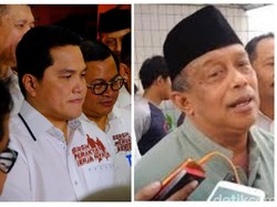 Head to Head Erick Thohir-Djoko Santoso