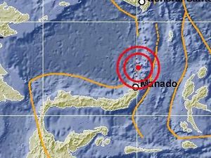 Gempa M 6,4 Guncang Melonguane Sulawesi Utara Gempa M 6,4 Guncang Melonguane Sulawesi Utara