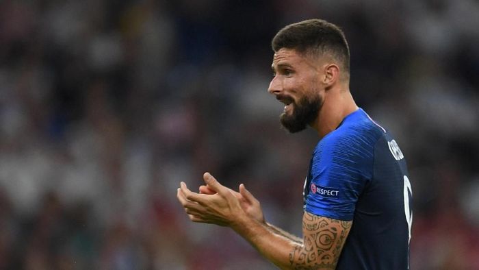 Penyerang timnas Prancis Olivier Giroud membidik Piala Eropa 2020 (Foto: Andreas Gebert/Reuters) Penyerang timnas Prancis Olivier Giroud membidik Piala Eropa 2020 (Foto: Andreas Gebert/Reuters)