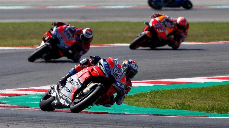 Dovizioso Prediksikan Duel Ketat dengan Lorenzo dan Marquez di MotoGP Aragon