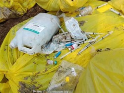 Limbah Medis di Karawang Diangkut ke Bekasi