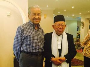 Bertemu Mahathir, Maruf Amin Bicara WNI hingga Politik
