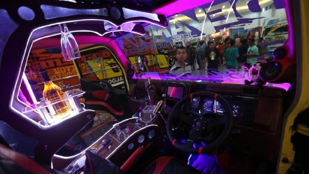 Truk modifikasi di Jogjakarta Truck Festival 2018