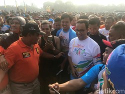 Ke Festival Jakarta Sehat, Anies Jamin Fasilitasi Olahraga Warga