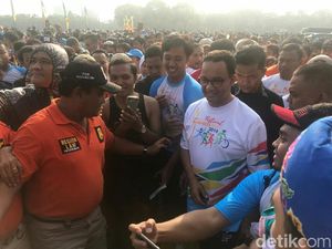 Ke Festival Jakarta Sehat, Anies Jamin Fasilitasi Olahraga Warga Ke Festival Jakarta Sehat, Anies Jamin Fasilitasi Olahraga Warga