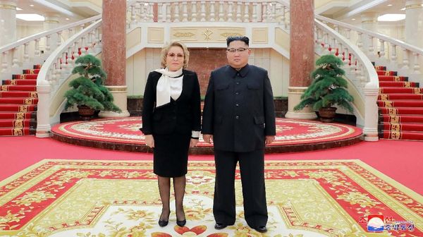 Momen Pertemuan Kim Jong Un dan Majelis Tinggi Parlemen Rusia
