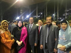 Anies Hadiri Resepsi Pernikahan Putra Bamsoet