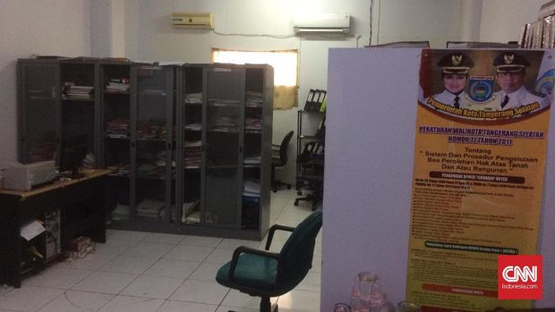 Kantor Notaris yang mendaftarkan #2019prabowopresiden, di Ciputat, belum lama ini.