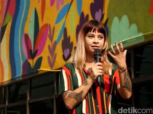 LeDania Senang Gubernur Anies Ajak Putranya ke Peresmian Mural di TIM