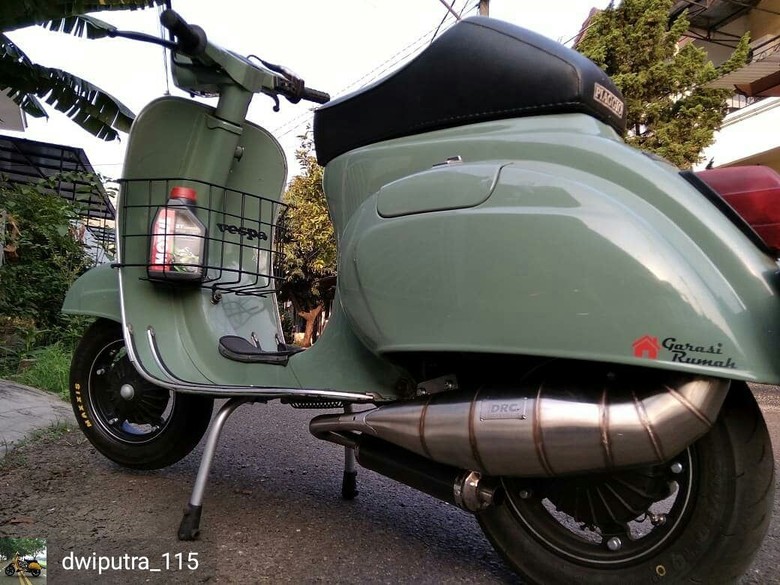 Lihat Mesin Vespa PTS Ini Bikin Ngiler!