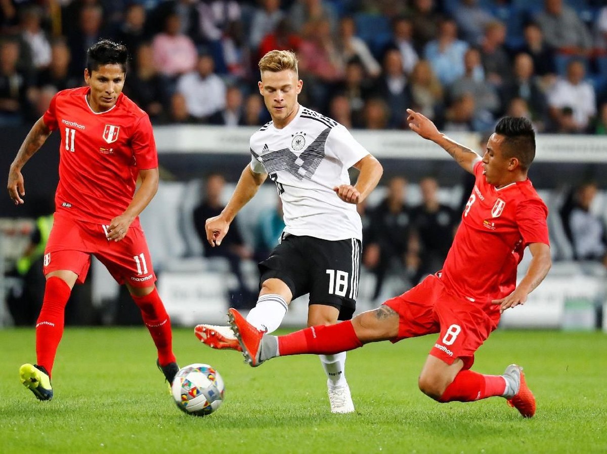 Jerman mengalahkan Peru 2-1 di laga uji coba. (Foto: Kai Pfaffenbach/Reuters)