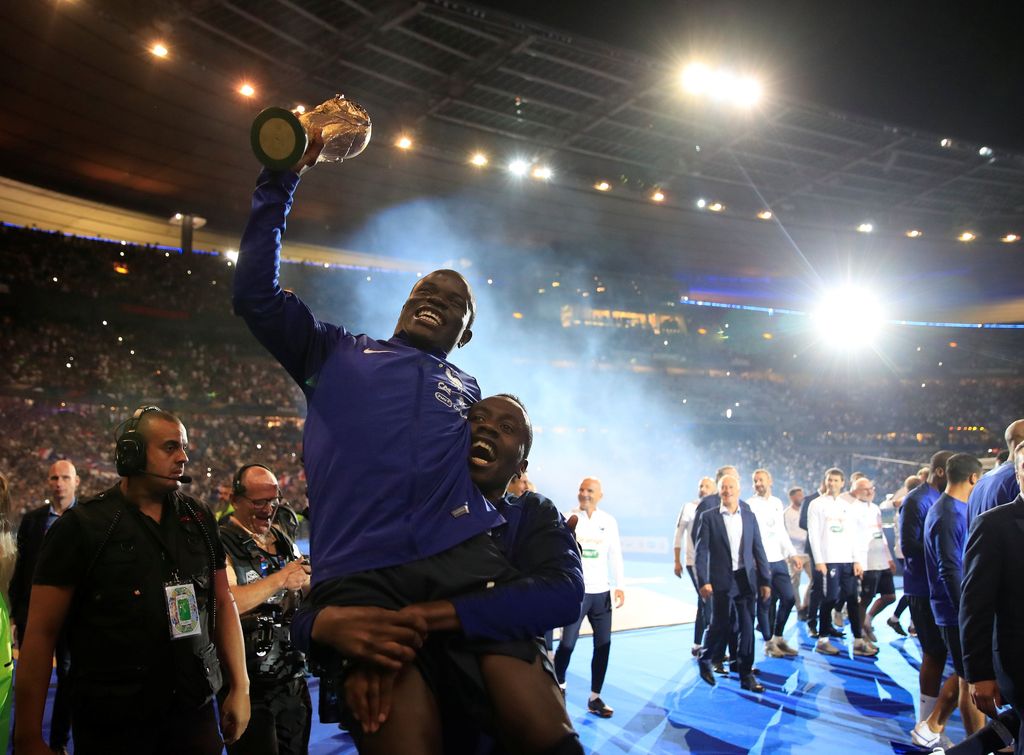 N'Golo Kante yang merupakan pemain penting di timnas Prancis dengan persembahan trofi Piala Dunia 2018