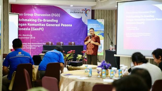 Kerja Sama Co-Branding dan GenPI Penguat Kemenpar